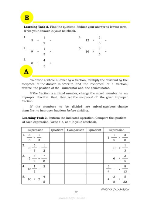 Image result for Grade Five Math Module
