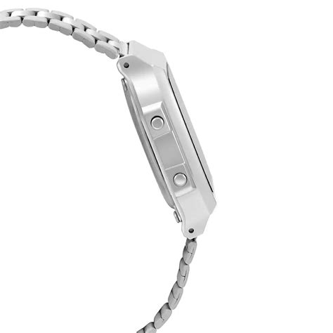 Casio VINTAGE COLLECTION A168WA-1WDF - D131 Silver Digital - Unisex Wa ...