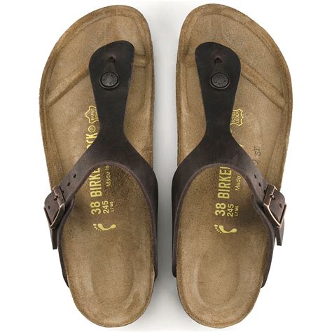 Buy Brown Gizeh Oiled Leather Online in India - BIRKENSTOCK