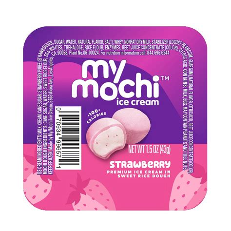 My/mo Ripe Strawberry Mochi Ice Cream