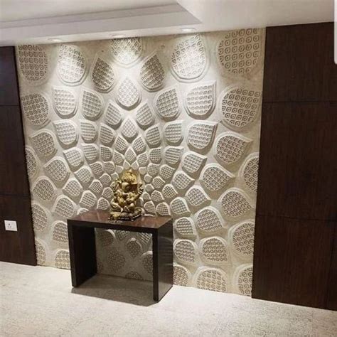 Natural Stone Wall Panels - Peacock feather pattern design on stone ...