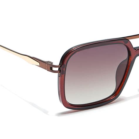 Voyage Select Wayfarer Sunglasses (Brown & Clear Lens | Brown Frame