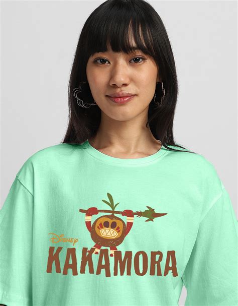 Moana Sea Green Oversized Fit Graphic T-Shirt – Juneberry