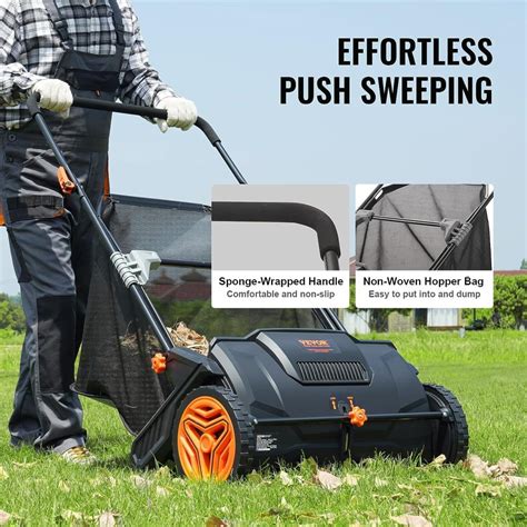 VEVOR Push Lawn Sweeper Review