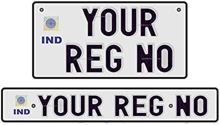 Moto Utility Bike Number Plate die embossed pressed plates | Non-HSRP ...