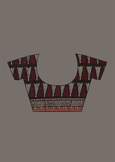 Buy Red Printed Silk Saree - Koskii