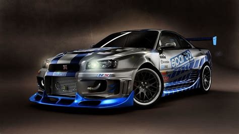 Paul Walker Skyline R34 Wallpapers - Wallpaper Cave