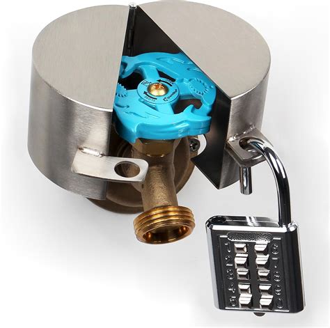 Amazon.com: Posnaland Outdoor Faucet Lock | Water Spigot Lock Stainless ...