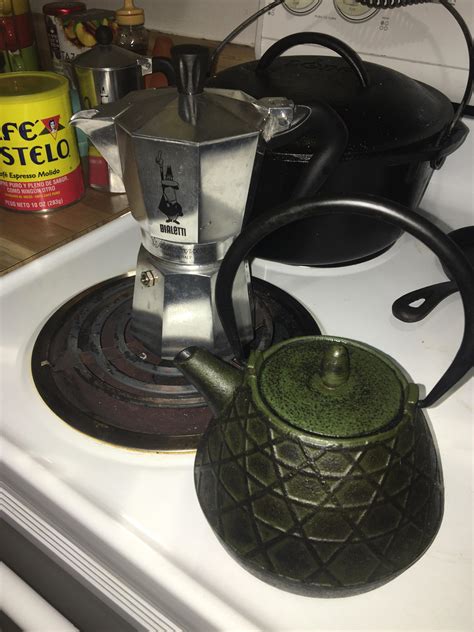 A cast iron teapot and a moka pot will change your morning and nightly routine : r/castiron