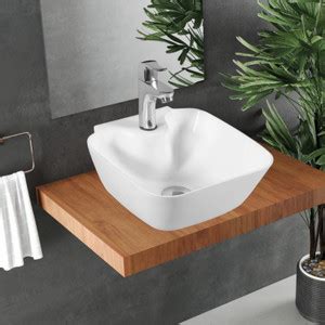 Syon JENNY Table Top & Wall Hung Wash Basin (13"x12") SYON092 Wall Hung ...