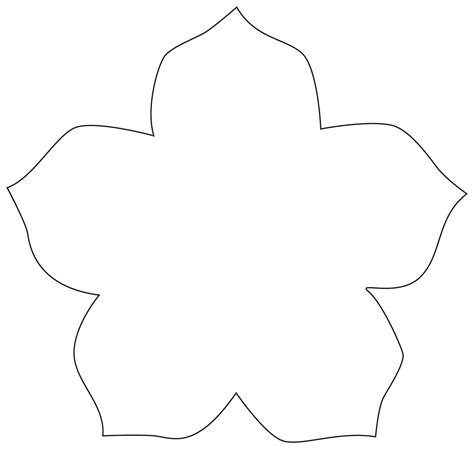 Flower Cut Outs Templates