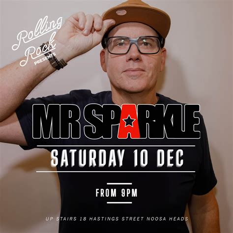Rolling Rock Noosa Saturdays 10 Dec - DJ Mr SparkleDJ Mr Sparkle