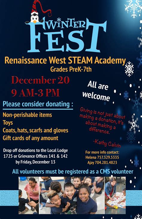 Winter Fest at Renaissance West STEAM Academy - Victory Local 1725