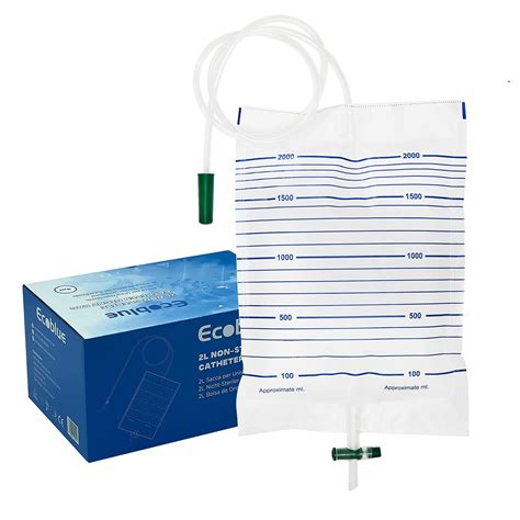 Ecoblue 15pcs Pack 2000ml Urine Drainage Bag Non Sterile Overnight | Desertcart INDIA