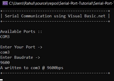 Serial Port Communication between PC and Arduino using Visual Basic.Net ...