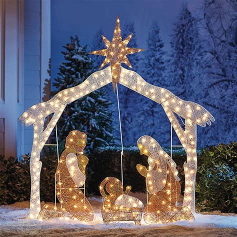 Nativity Scene Outdoor Christmas Decorations