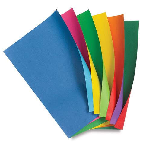 Fadeless 2-Color Duet Paper - 12" x 18", Assorted Colors, Pkg of 30 ...