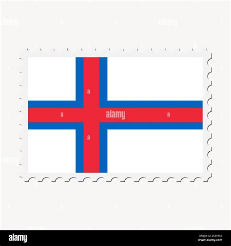 Faroe Islands flag clipart, postage stamp vector Stock Vector Image & Art - Alamy