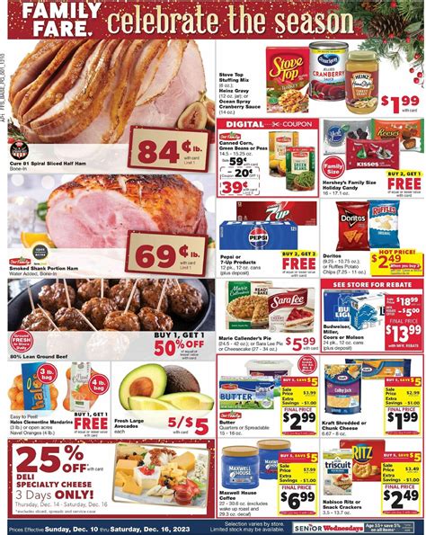 Family Fare Weekly Ad from December 10