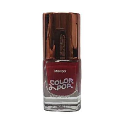 Miniso Color PoP Nail Polish( (Deep Red ) P04) – Miniso Srinagar