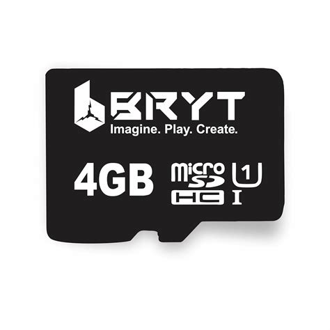 BRYT 4GB MSD SDHC CL10 UHS-1 Memory Card Read Speed 90 MB/s for Camera ...
