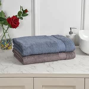 Furnofy 100% Cotton Zero Twist Bath Towel 800 GSM (30x60 Inches) Soft ...