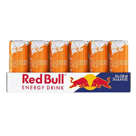 Red Bull Amber Edition Strawberry Apricot, 24 pk./8.4 oz. | BJ's ...