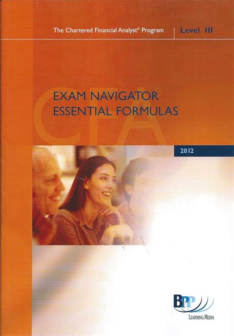 Buy Cfa Navigator Level 3 Essential Formulas Book Online at Low Prices ...