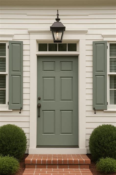 Retreat Sherwin Williams 6207 Front Door in 2025 | House paint exterior ...