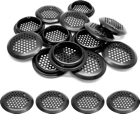 Joez Wonderful Black Air Vents Round Soffit Vents 30pcs, 25mm Round ...