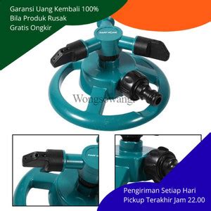 Jual Alat penyiram tanaman Round Sprinkler Air Taman 360 Derajat Full ...