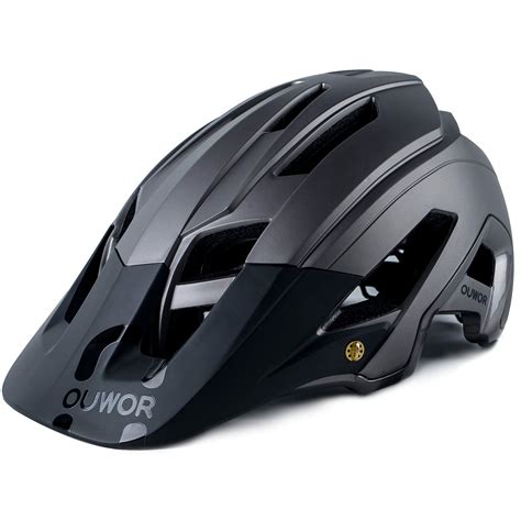 Buy OUWOR Mountain Bike MTB Helmet, CPSC Certified, Removable Visor ...