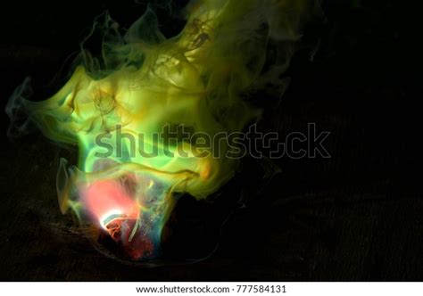 Vigorous Chemical Reaction Resembling Explosion Stock Photo (Edit Now ...