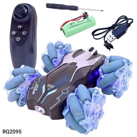 Kids RC Drift Remote Control Car with 360° Rotation Stunt and LED ligh ...