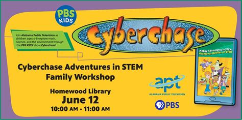 Cyberchase Mobile Adventures in STEM Family Workshop, Homewood Public ...