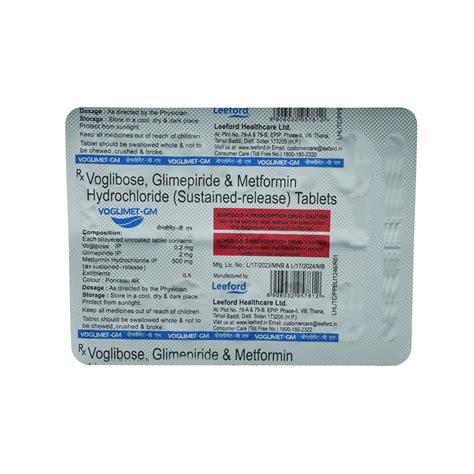 Voglimet Gm Tablet 10's Price, Uses, Side Effects, Composition - Apollo ...