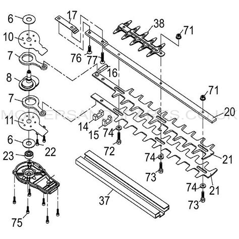 Stihl Hedge Trimmer Attachment Parts Diagram | Reviewmotors.co