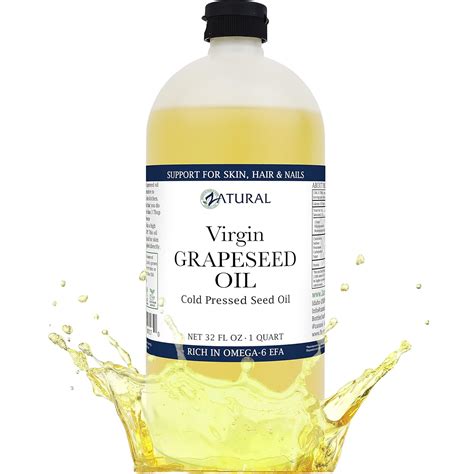 100 aceite puro de semilla de uva prensado en frío virgen sin diluir ...