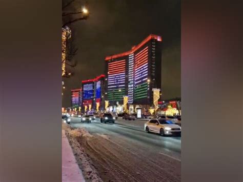 Republic Day celebrations: Moscow's Novy Arbat building lightens up ...