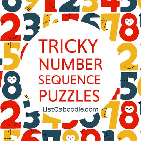 Image result for Number Sequence Puzzles