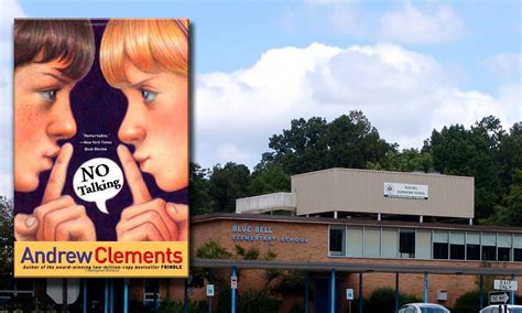 Poster By Andrew Clements No Talking