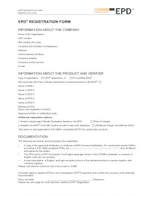 Fillable Online epd registration form ANZ 02.10.2014.docx Fax Email ...