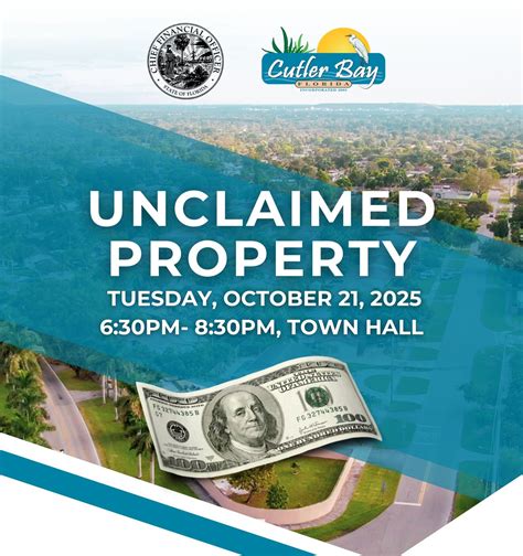 Unclaimed Property Event | Town of Cutler Bay Florida