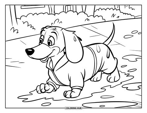 70+ Wiener Dog Coloring Pages for Kids & Adults (Free Printable PDFs)