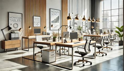Workstation Tables Guide Designs & Sizes for Every Workspace – Lakdi ...