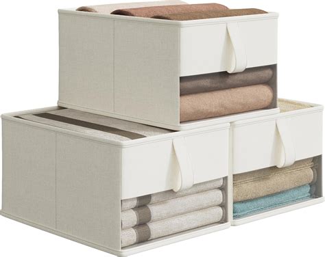 Amazon.com - Linen Closet Organizers And Storage, 4 Pack Closet Storage ...