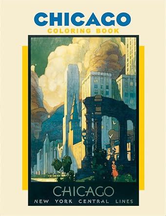 Chicago Colouring Book : Pomegranate Communications Inc: Amazon.in: Books