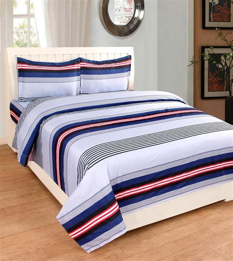 Hinaya Creation Abstract Printed Designer 140TC Poly Cotton Double Full ...