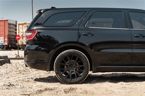 A 2020 Dodge Durango RT on 22 Inch Blaque Diamond BD-F18 on Gloss Black Wheels - Blaque Diamond ...