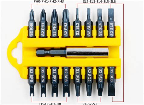 Electric Screwdriver Bit Set, Cross Inner Hexagonal Wind Bit, Beaten S ...